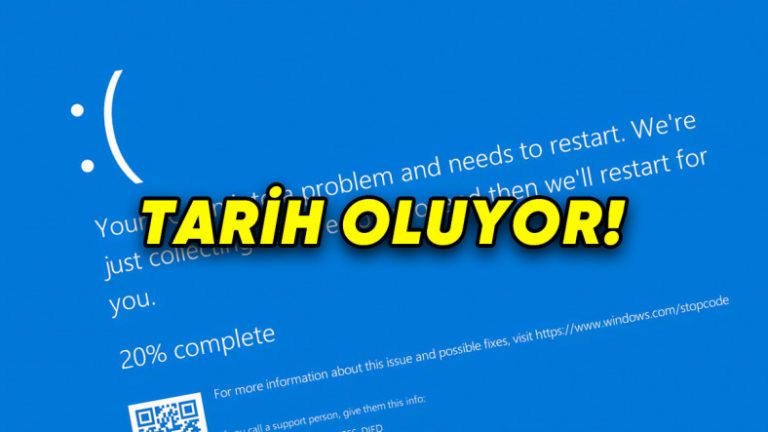 Microsoft, 40 Yıllık İkonik Mavi Ekran Hatası Sayfasını Değiştiriyor: İşte Yeni Sayfa